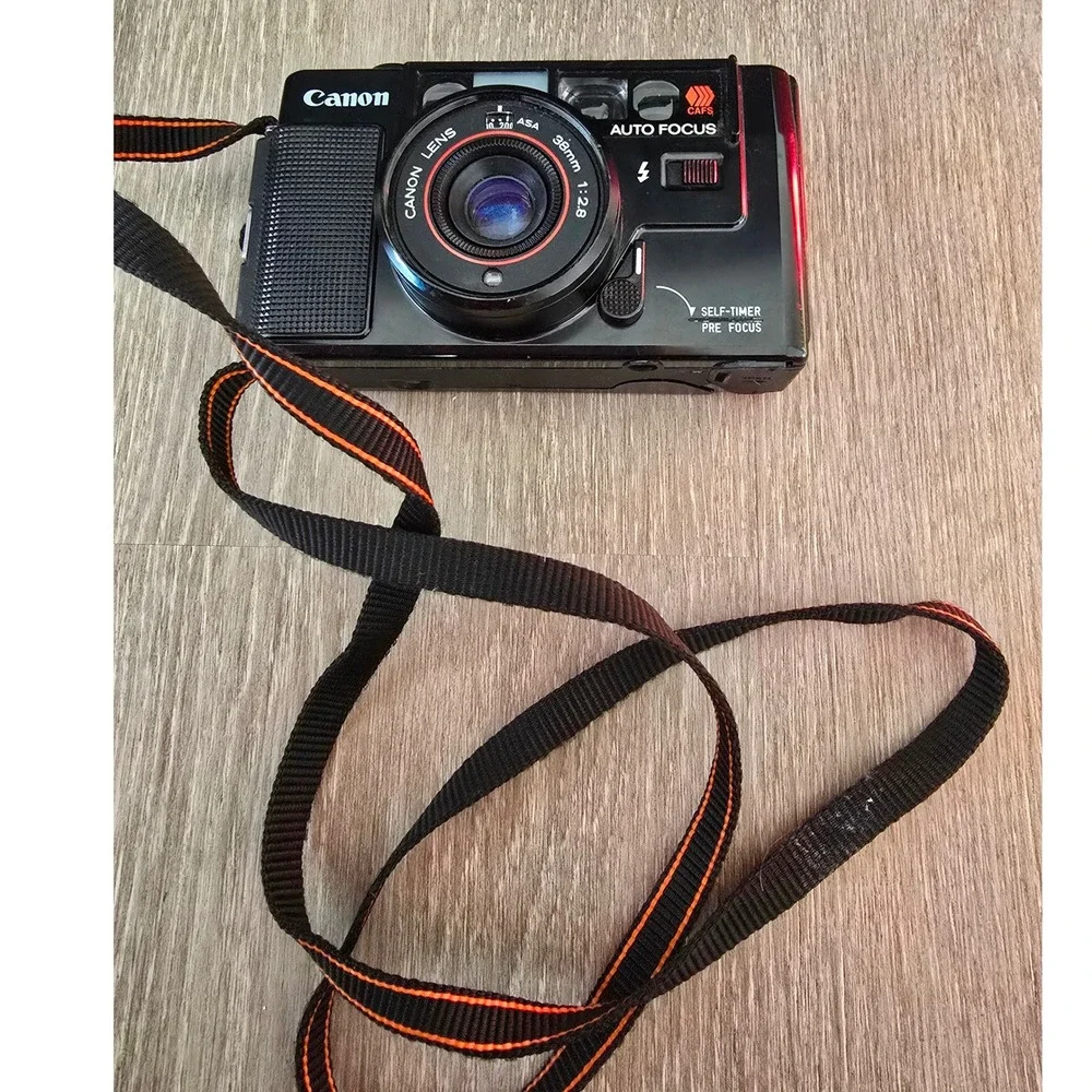 Canon AF35M Auto Focus 38mm‎ 1:28 Lens 35mm Film Camera Black